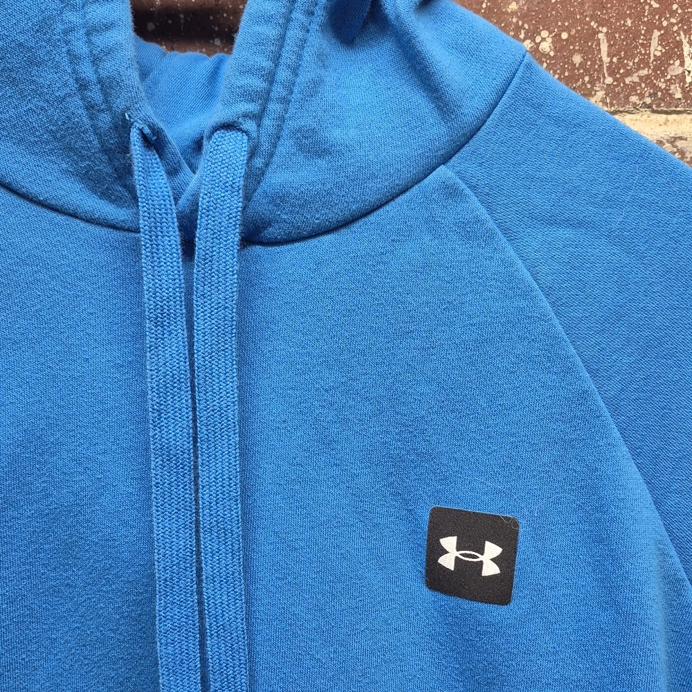 UNDER Amour Hoodie Sweatshirt large blue men's